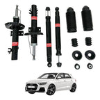 Kit 4 Amortiguadores Con Bases Y Gomas Audi A1 2010 - 2019