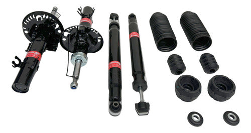 Kit 4 Amortiguadores Bases Y Gomas Seat Ibiza 2010 - 2017