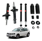 Kit 4 Amortiguadores Bases Y Gomas Vw Golf A4 1999  2007