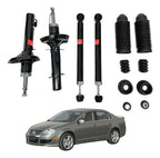 Kit 4 Amortiguadores Con Bases Y Gomas Jetta 1999  2007