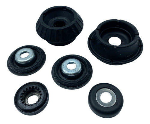 Kit 4 Amortiguadores Bases Y Gomas Para Aveo 1.6l 2007-2017