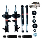 Kit 4 Amortiguadores Bases Y Gomas Para Aveo 1.6l 2007-2017