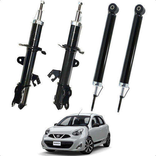 Kit 4 Amortiguadores March 2012 13 14 15 16 17 18 19 20 Gas