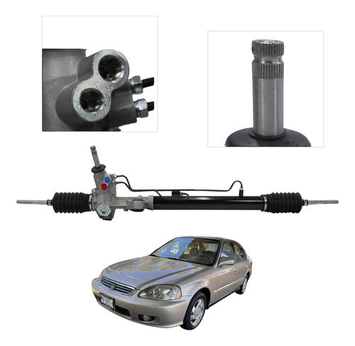 Caja De Dirección Hidráulica Honda Civic 1.6l 1995 - 2000