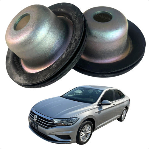 Par Tapa Soporte Amortiguador Jetta A4 Pointer Vento Saveiro