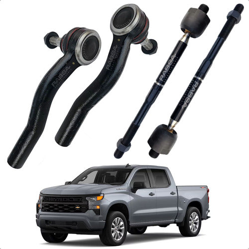 Kit Terminales Y Bieletas Silverado 2019 20 21 22 23 24 2025