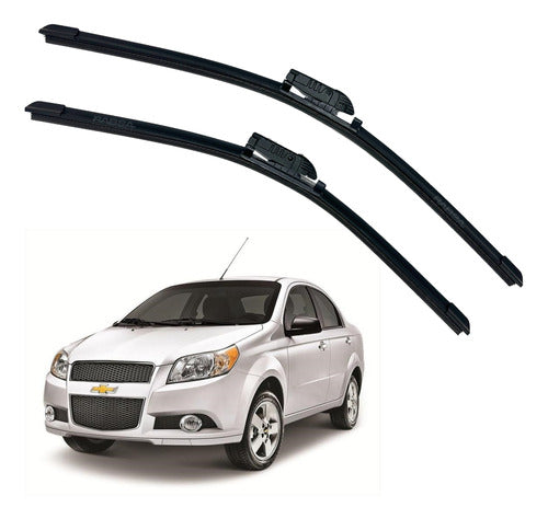 Limpiaparabrisas Aveo 2008 09 10 11 12 13 14 15 16 2017 Negro