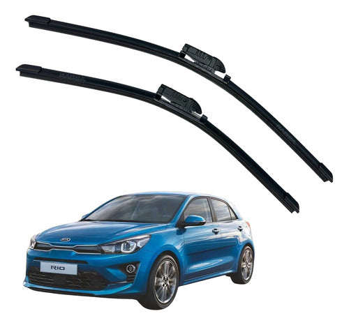 Limpiaparabrisas Kia Rio 2016 17 18 19 20 21 2022 Premium Negro