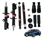 Kit 4 Amortiguadores Con Bases Y Gomas Versa Ng 2020 - 2025