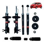 Kit 4 Amortiguadores Con Bases Y Gomas Beat 2018 - 2021