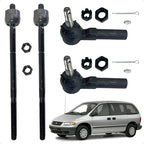 Kit 2 Terminales Exteriores Y 2 Bieletas Voyager 1996 - 2000