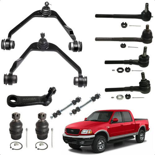 Kit 11 Pz Horquillas Rotulas Terminales F150 4x2 1997 A 2007