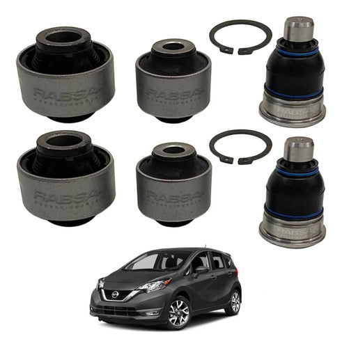Kit Bujes Horquilla Y Rotulas Premium Versa Note 2012-2019