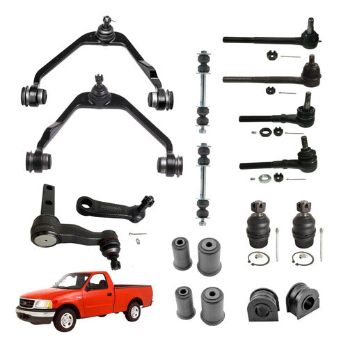 Kit Horquillas Terminales Brazos Gomas F150 4x2 1997 - 2007