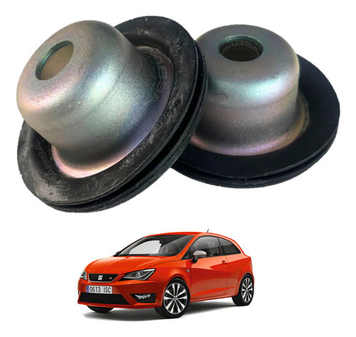 Par Tapa Soporte Base Amortiguador Seat Ibiza 2009-2017