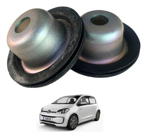 Par Tapa Base Soporte Amortiguador Volkswagen Up 2016-2018