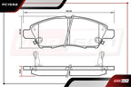 Balatas Delanteras Nissan Note 2014 15 16 17 18 2019