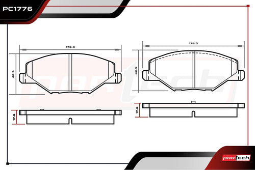 Balatas Delanteras Volkswagen Vento 2014 - 2022 Premium