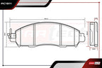 Balatas Delanteras Nissan Np300 2016 17 18 19 20 21 22 2023