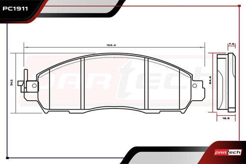 Balatas Delanteras Nissan Np300 2016 17 18 19 20 21 22 2023