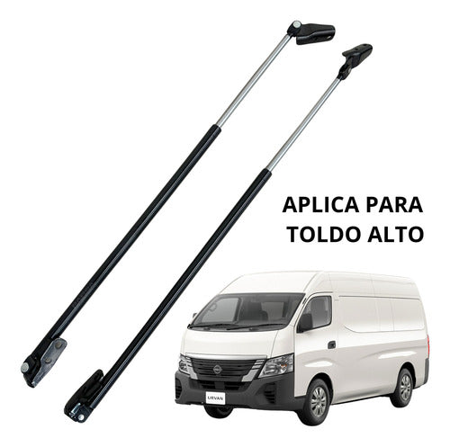 Par Amortiguadores Cajuela Nissan Urvan 2002 - 2013 Premium