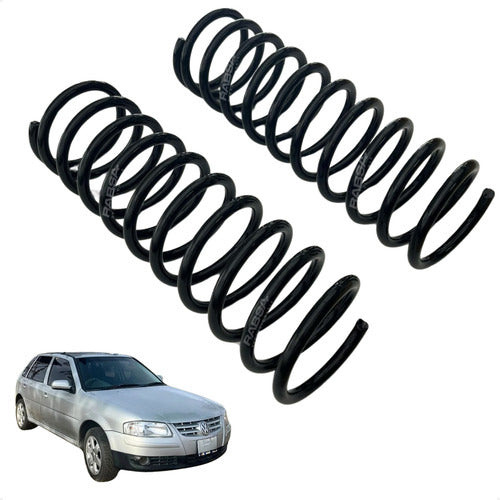 Par Resortes Traseros Vw Pointer 2000 A 2009
