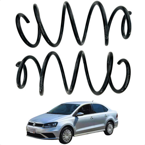 Par Resortes Delanteros Volkswagen Vento 2014 A 2022