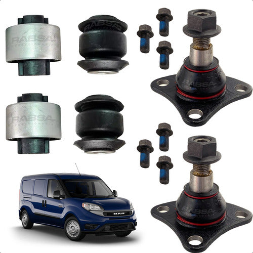 Kit 4 Bujes 2 Rotulas Ram Promaster 2014 15 Al 2022 Premium