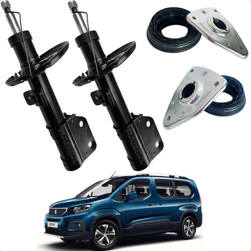 Kit Bases Y Amortiguadores Peugeot Rifter 2020-2024 Premium