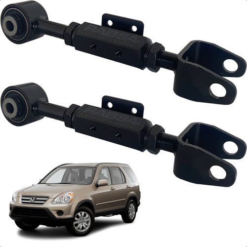 Par Tirante Trasero Superior Honda Crv 2002 A 2006 Premium