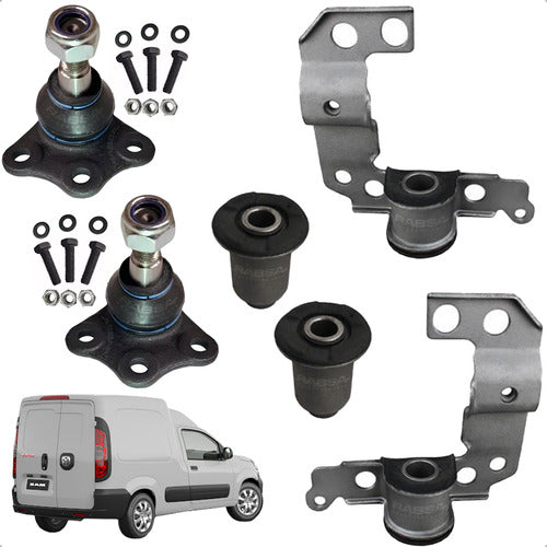 Kit 4 Bujes 2 Rotulas Ram Promaster Rapid 17 Al 2024 Premium