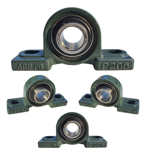 Kit Chumacera De Piso 1 Pulgada Ucp205-16 (kit 4 Pz)